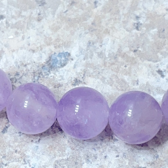 Semi-precious Amethyst Gemstone Boho Style Bracelet - Picture 6 of 6